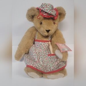 Betty Botter Vermont Teddy Bear With Original Tags, Rolling Pin Recipe Vintage